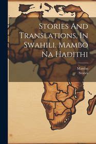 stories  translations  swahili mambo na hadithi shop today