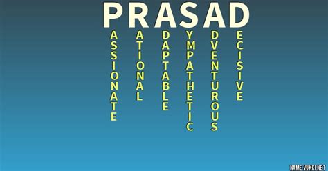 The meaning of prasad - Name meanings