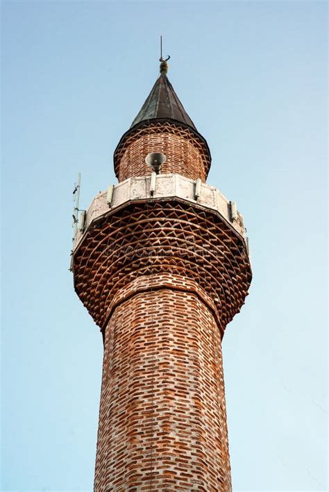 Minaret stock image. Image of minaret, loudspeakers, brick - 28874533