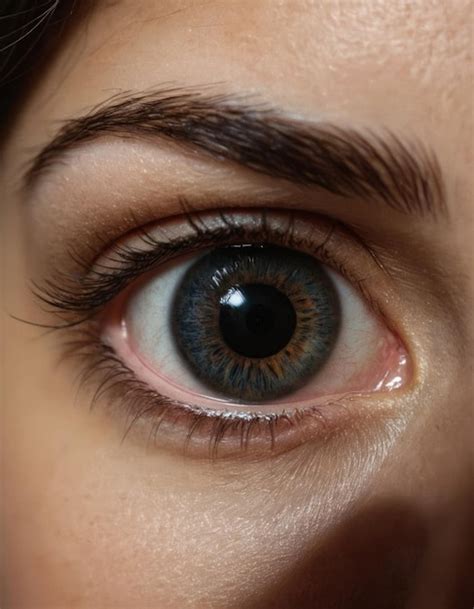 A woman with brown eyes has a blue eye that says quot i love you quot ...