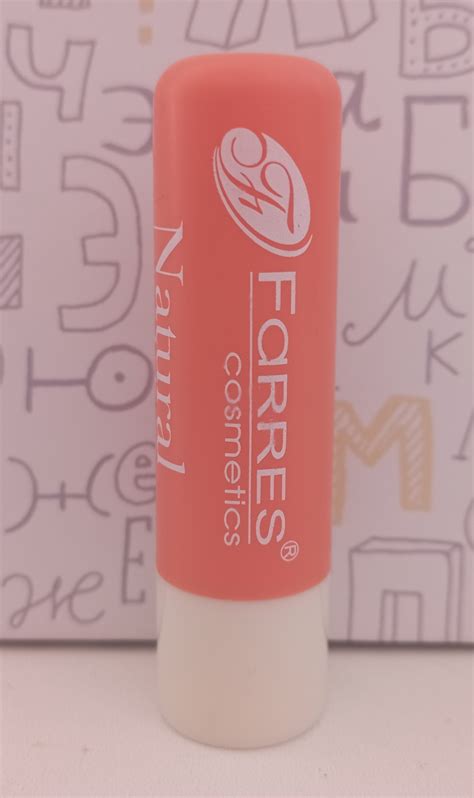 Бальзам для губ Farres cosmetics Natural moisture | отзывы