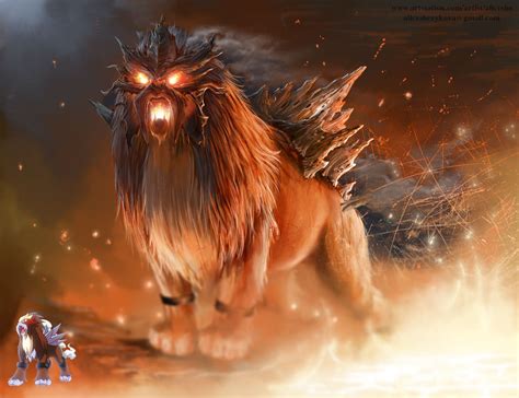 Entei by AliceSad on DeviantArt