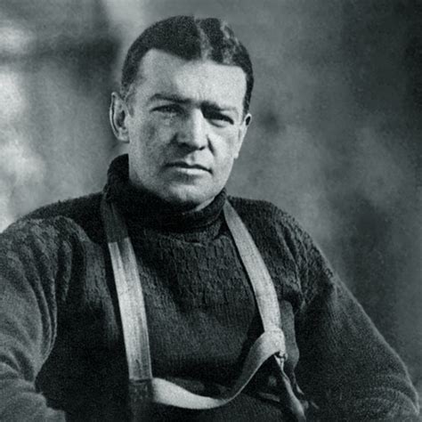 Portrait photograph of Sir Ernest Shackleton, taken during the Imperial ...