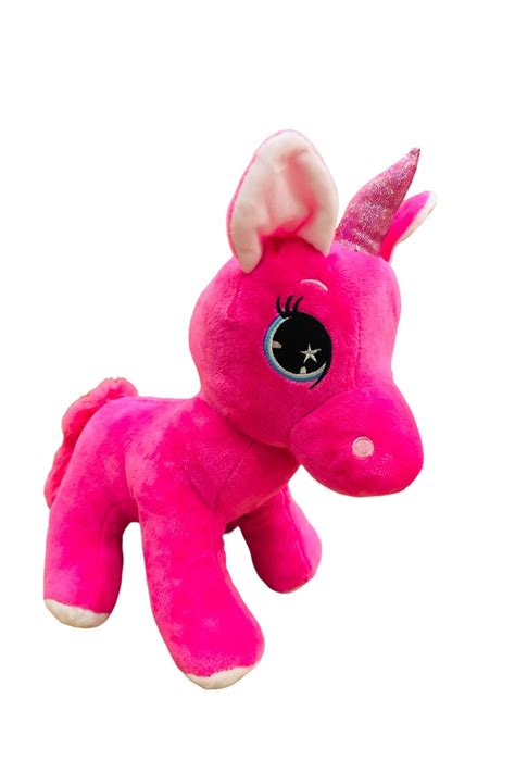 Shem Peluş Oyuncak sevimli Unicorn Süslü At Peluş Unicorn Oyuncak 28 Cm ...