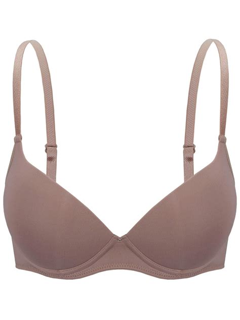 Sutiã Para Usar Com Decote Nas Costas E Na Frente - Comprar Sutiã com Bojo e com Aro Básico Chocolate Marina - a partir de ...