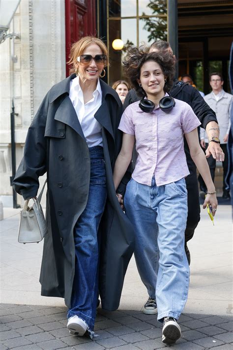 Jennifer Lopez Steps Out with Her 17-Year-Old Twins, Max and Emme, for