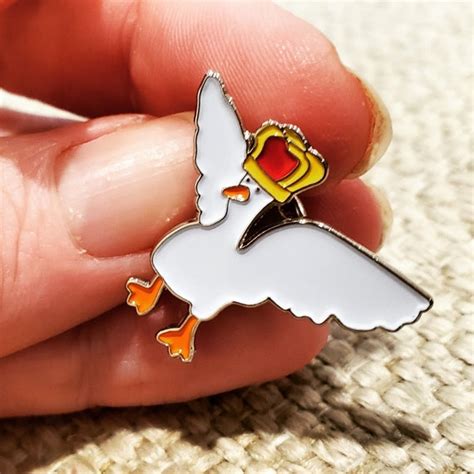 Untitled Goose Game Crown Winner Pin | Etsy