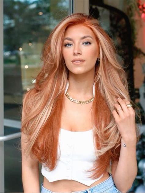 From Copper To Strawberry: The Ultimate Guide To Red Blonde Hair Trends 1