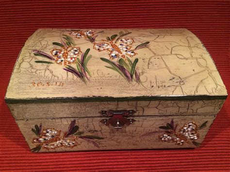 acrylic wooden box painting  ashley pines blog