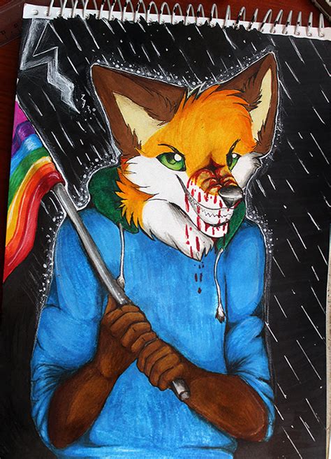 So mad gay fox by Viljakettu on DeviantArt