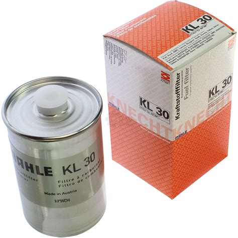 MAHLE / KNECHT Kraftstofffilter KL 30 Luftfilter LX 119 Ölfilter OC 384 ...
