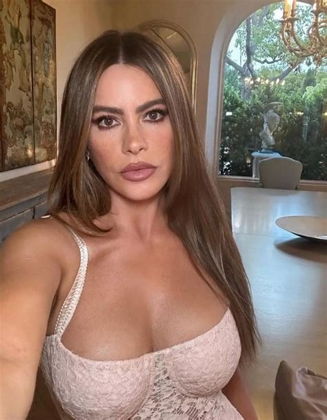 Sofia Vergara turns up the heat in skimpy corset and cheekily raises