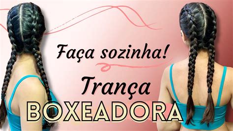 Trança Boxeadora Como Fazer - Como fazer trança boxeadora sozinha | Passo a passo de penteado - YouTube