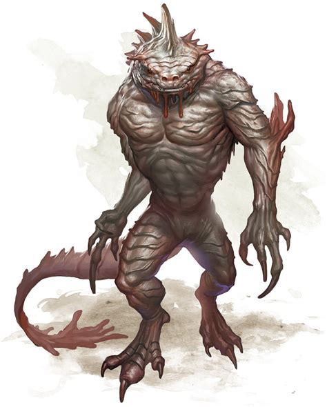 troglodyte monster stat block dnd