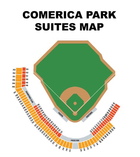 Comerica Park Seating Chart Suites | Cabinets Matttroy