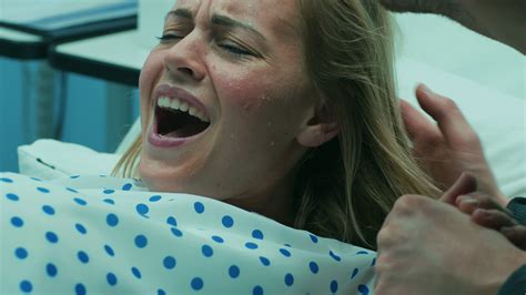 Woman Screaming In Labor