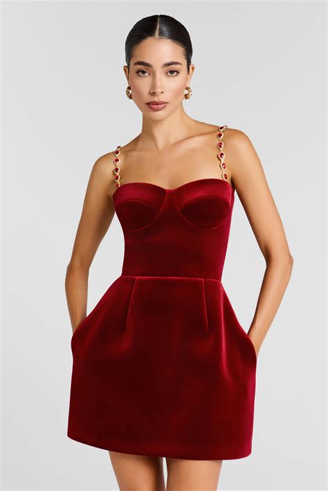 Harley Red Dress | NADINE MERABI