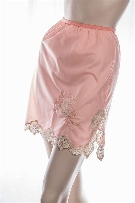 Fab salmon pink mini half slip... | Half slip, Pink mini, Fashion