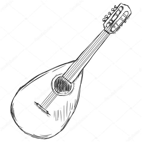 Mandolin Drawing at GetDrawings | Free download