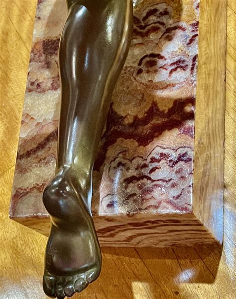 Art Deco Nude Bronze Sculpture by Affortunato Gory For Sale at 1stDibs