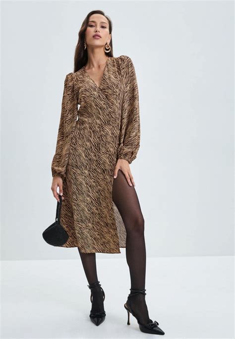 Платье Zarina Exclusive online, цвет: коричневый, MP002XW0YRVS — купить ...