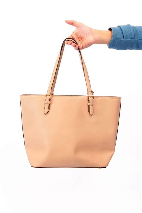 Bolsa Michael Kors Shopping Nude Saffiano - Rehabita Brechó