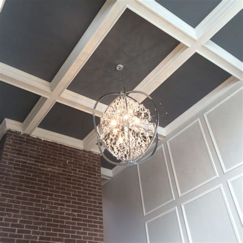 Coffered ceiling | Coffer ceiling, Coffered ceiling, Vintage house
