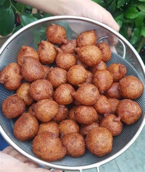 kuali mama resepi cekodok pisang  biji pisang emas