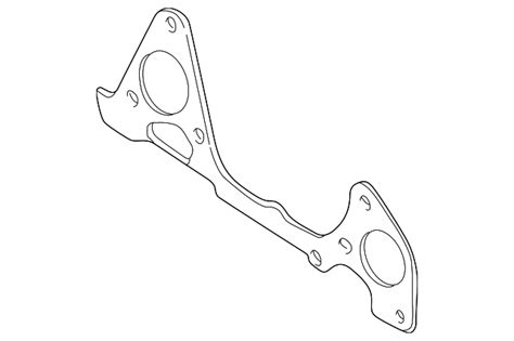 MD030763 - Engine Water Pump Gasket 1985-2006 Mitsubishi | Mitsubishi ...