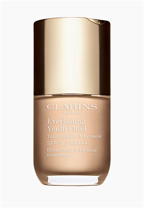 Тональный флюид Clarins с эффектом лифтинга, цвет: бежевый ...