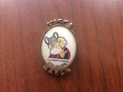 Insigna fotbal fc barcelona visca barca campiones echipa spania espana ...