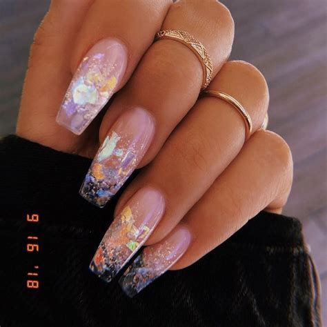 Glitter Clear Nail Art ~ Nail Art Ideas