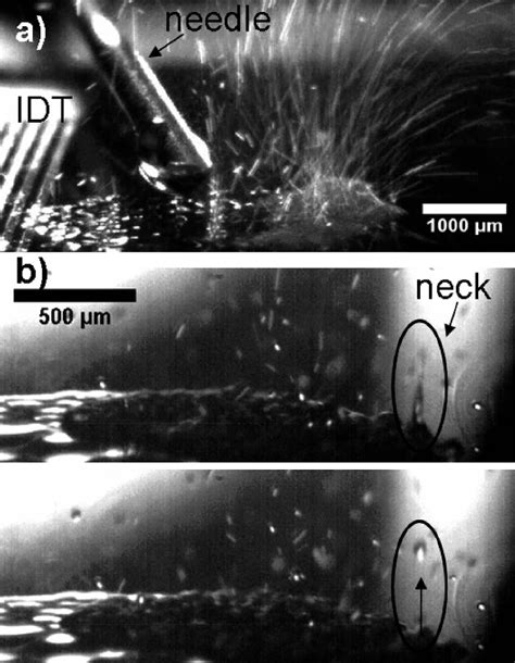 representative images   atomization process acquired