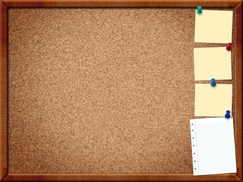 Framed Cork Board Background