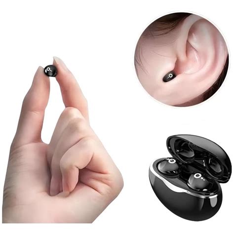 Smallest Invisible Hidden Earbuds for Work Wireless Bluetooth Micro ...