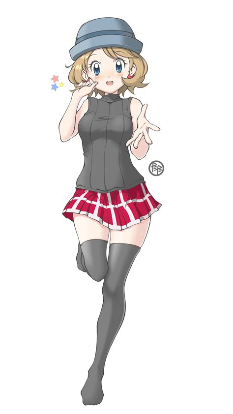 serena (pokemon and 2 more) drawn by tax2rin | Danbooru