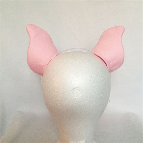 Pig Ears or tail pig costume pink pig ears pink realistic pig | Etsy