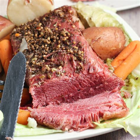 magical slow cooker corned beef  cabbage  peggy rios blog
