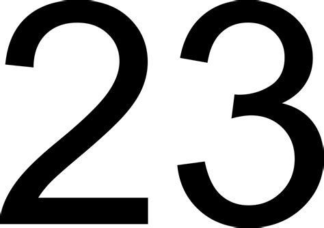 О числе 23 – двадцать три, математические свойства, перевод, склонение ...