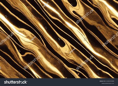 Abstract Black Marble Background Golden Veins Stock Illustration ...