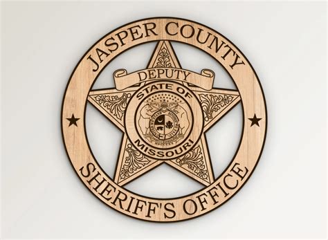 Jasper County Missouri Sheriff's Office Deputy Badge SVG Vector Files