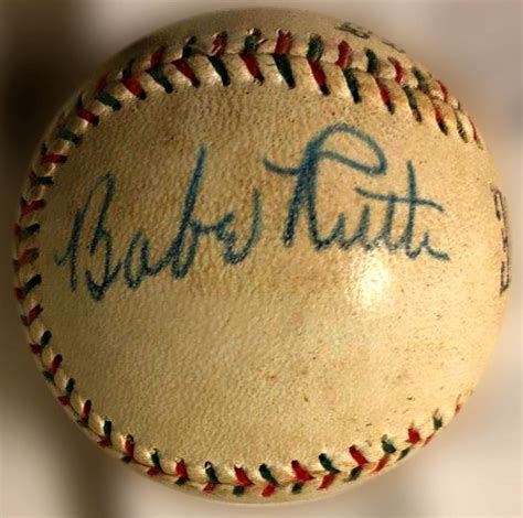 babe-ruth-signed-baseball - Memorabilia Center