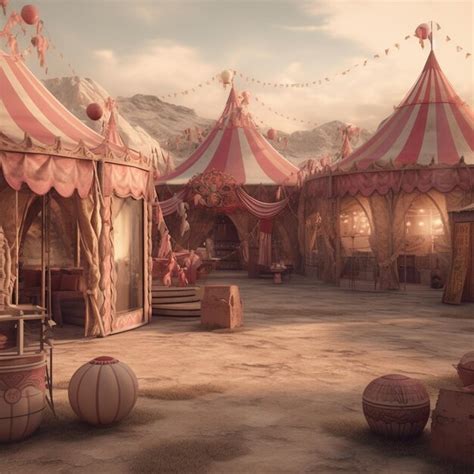 Premium AI Image | A scene from a circus called the circus.