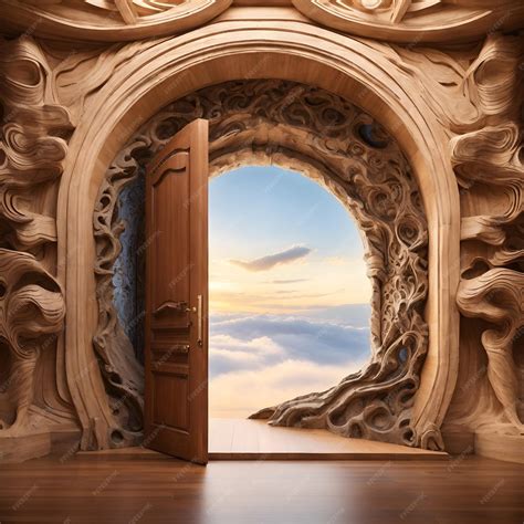 Premium AI Image | Opening Doors The Grand Unveiling
