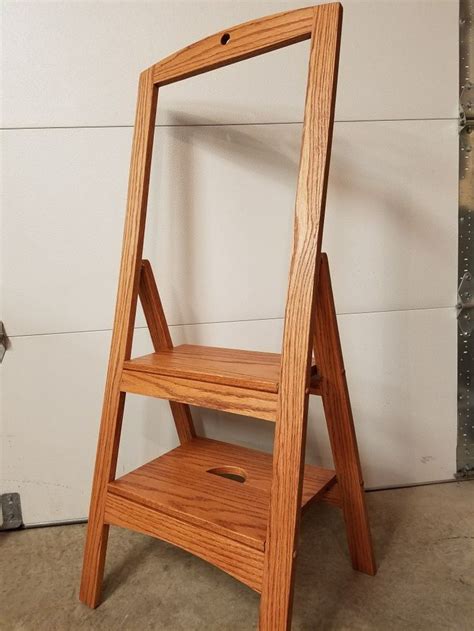 Folding Step Stool - Mark's WoodWerks | Kitchen step stool, Folding ...