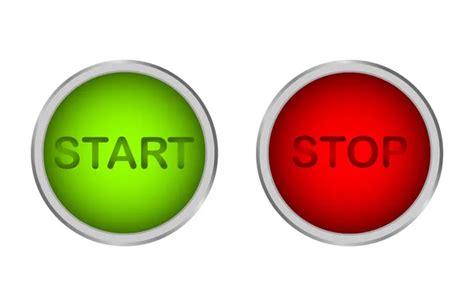 Startknop en stop-knop vectorafbeelding door © sarawuth702 ⬇ ...
