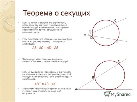Презентация на тему: "Окружность Касательная и секущая к окружности ...