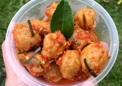 resep oseng bakso mercon oleh ossye hady putri cookpad