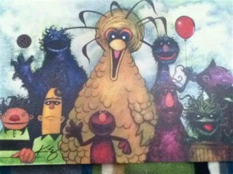 Evil Sesame Street... | Whimsical art, Pop culture art, Art