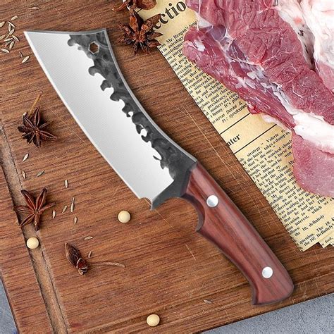 Купить Острый и прочный бытовой нож, многоцелевой нож с деревянной ...